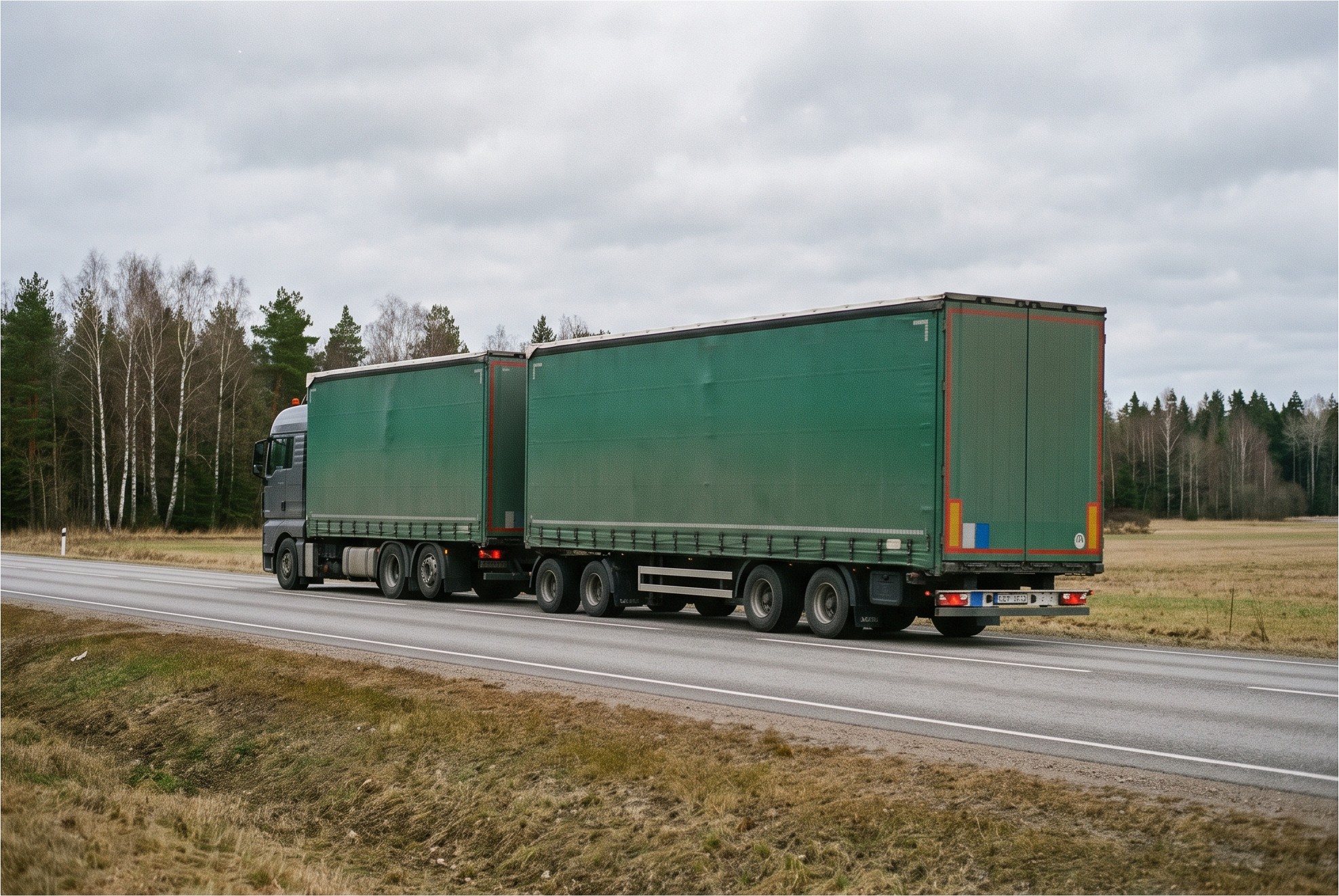 60-tonnine autorong maanteel